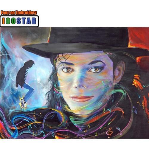 Diamond Embroidery Michael Jackson Rhinestones Pictures DIY Diamond Painting Cross Stitch Garden Decoration Mosaic Kits