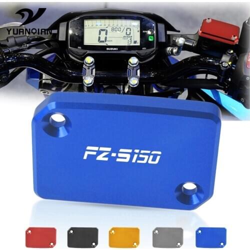 Aluminum Motorcycle Accessories Front Rear Brake Cylinder Fluid Reservoir Cover Cap For YAMAHA FZS150 FZ-S150 FZS-150 2013 2014