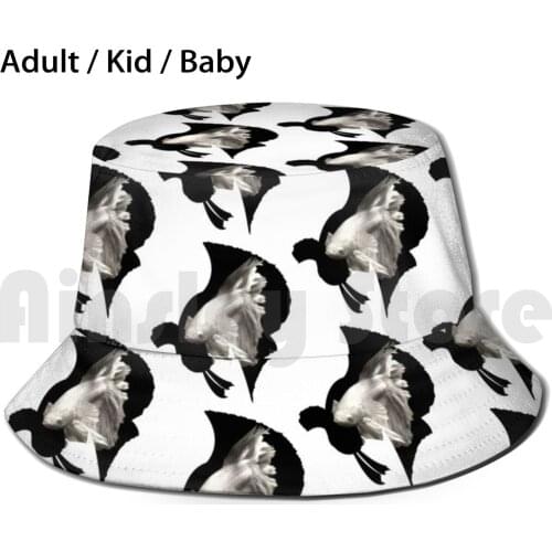White Betta Silhouette Sun Hat Foldable UV Protection Betta Fish Aquarium Silhouette Pet Fishkeeping Beta Beta Fish