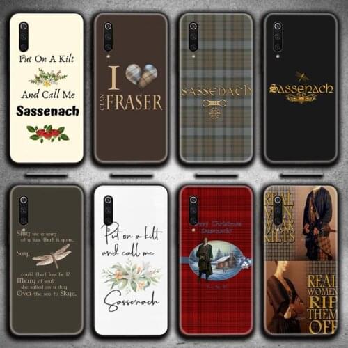 TV Jamie Fraser Sassenach Dragonfly Phone Case for Xiaomi Mi Note 10 Lite Mi 9T Pro xiaomi 10 10 CC9 Pro