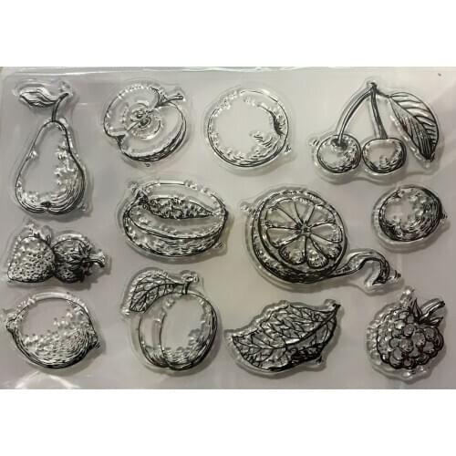 Fruit stamp Clear Stamp for Scrapbooking Transparent Silicone Rubber DIY Photo Album Decor F177