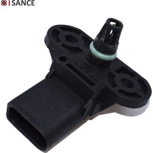 ISANCE Manifold Absolute Pressure MAP Sensor 03C 906 051 F & 0 261 230 234 For VW Beetle Golf Jetta Audi A4 A5 A6 Q5 Quattro