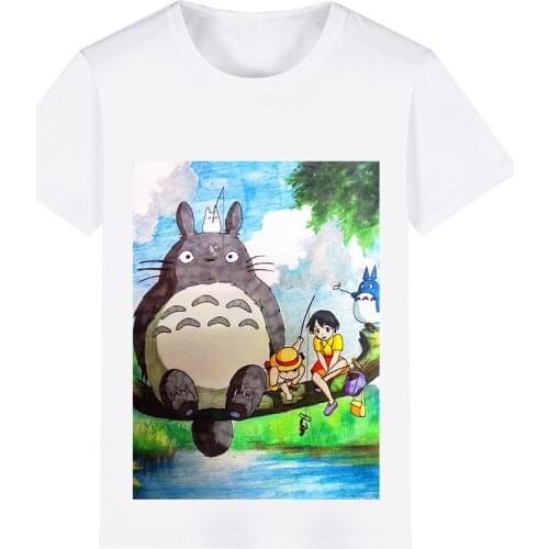 My Neighbor Totoro Miyazaki Hayao Cosplay Costume Adult Kids Child Short Sleeve T-shirt T shirt