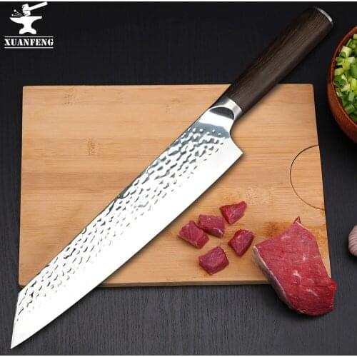 XUAN FENG Kitchen Knife Chef Knife Japan High Carbon Stainless Steel Sande Knife Special Meat Knife