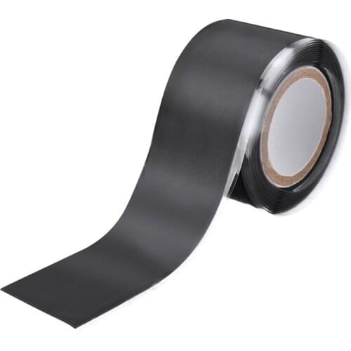 1pc Car Repair Tape Self Fusing Wire Hose Bonding Rescue Performance Silicone Black Pipeline Seal Water Pipe Accessories