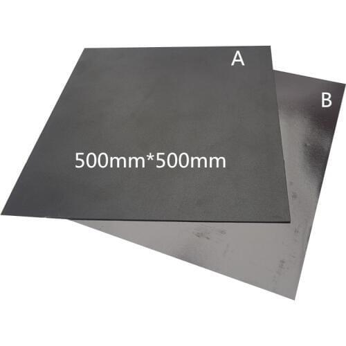1pcs 500x500mm Heatbed Magnetic Adhesive sticker Flex Build Plate A+B pc insulation film kit 3D Printer part