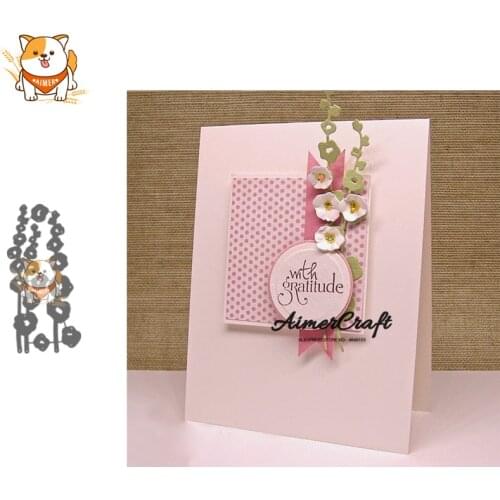 Flower Plant Metal Cutting Dies Scrapbooking Stencil For DIY Paper Card Decorative Embossing Die Cut Craft Dies New 2019