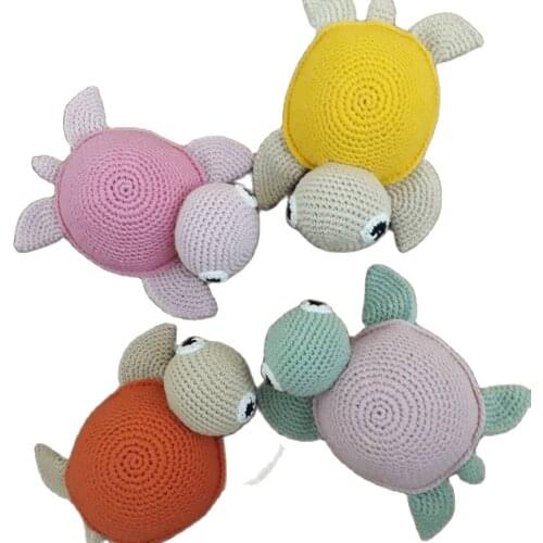 Amigurimi Huysuz Babies Crying For Carettacaretta Sedative Toy Hand Zanaatı Healthy Crochet Knitted Sound Making