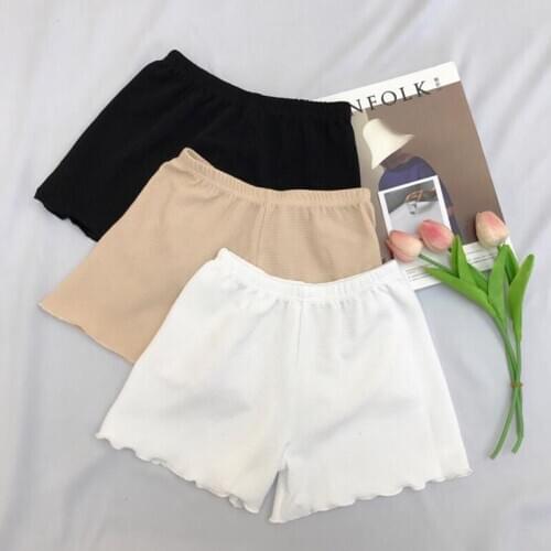 New Women Soft Seamless Safety Short Pants Summer Under Skirt Shorts Cotton Breathable Short Tights Comfortable Panties