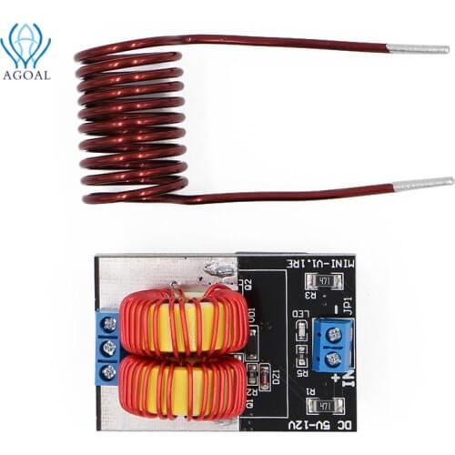 12V 120W Mini ZVS Induction Heating Board Flyback Driver Broad Heater DIY Cooker+ Ignition Coil