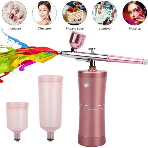 Water Oxygen Wireless Airbrush Compressor Oxygen Injector Face Moisturizing Sprayer Foundation Makeup Oxygen Infusion Apparatus