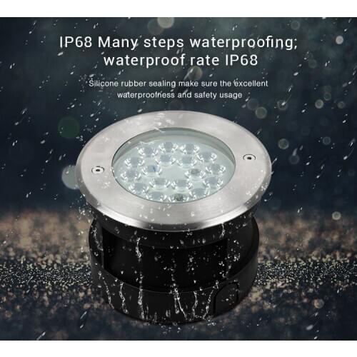 [Seven Neon] DC24V 9W RGB+CCT Underground Light APP/WIFI/Amazon Voice Control Waterproof Subordinate Lamp Outdoor Decor light