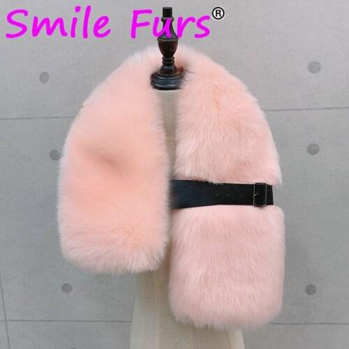 Super Fashion Faux Fox Fur Scarf Muffler