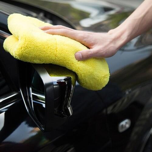 500GSM Super Soft Car Microfiber Towel Car Wash Towel Cleaning Drying Cloth Hemming Car Care Cloth Easy To Clean