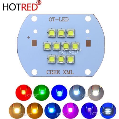 High Power Led Chip CREE XLamp XM-L XML2 50W 100W 5050 SMD Warm Cold White Red Green Lake Blue Pink Light Bead Bulb COB Lamp
