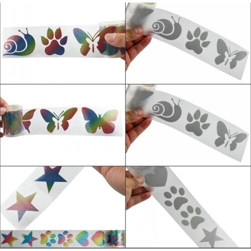 50mm x 1 Meter Iron On Reflective Tape Heat Transfer Vinyl DIY Tape Fabric For Clothing High Visibility