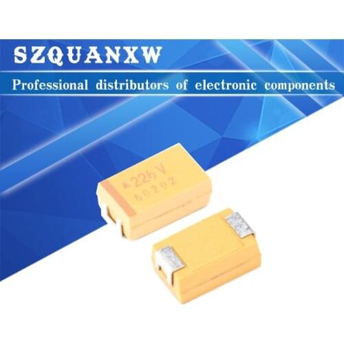 10PCS Tantalum Capacitor D 100UF 150UF 220UF 330UF 470UF 680UF 2.5V 4V 6V 6.3V 10V 16V 25V 35V 50V 4.7 6.8 10 15 22 33 47 UF