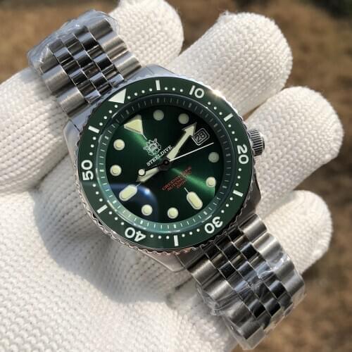 Steeldive SD1996AC Green Color Stainless Steel 200M Waterproof NH35 Automatic Dive Watch
