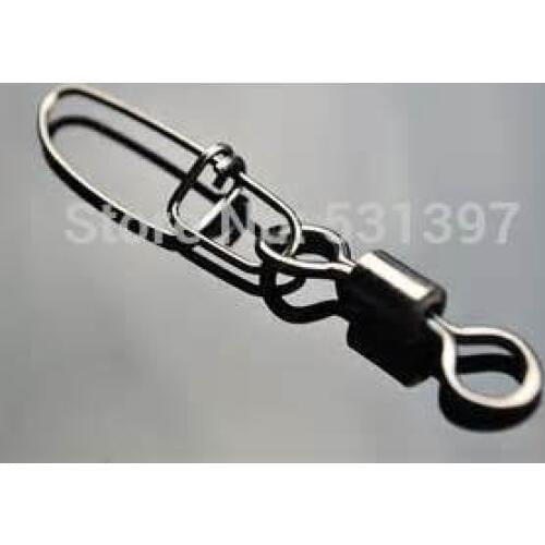 Rolling swivel with insurance snap 3