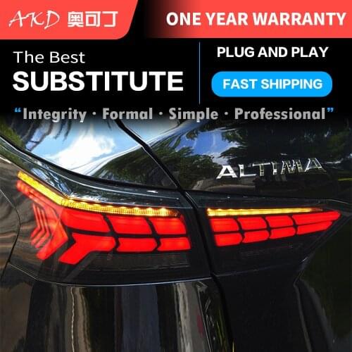 Car Tail Lights Parts For Nissan TEANA ALTIMA 2019-2021 Taillights Rear Lamp LED Signal Reversing Parking FACELIFT