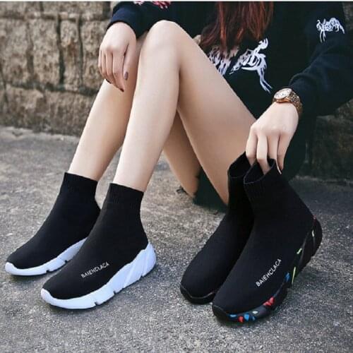 Woman Shoes Platform Shoes Summer Spring and Autumn New Sports Couple High-top Casual Shoes 2021 Plus Size