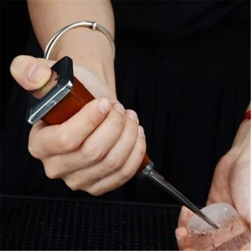 16.7/22.5cm Ice Pick Crusher Crushed Stainless Steel Ice Removal Ice Pick Crushed Ice Barware Bartender Tools