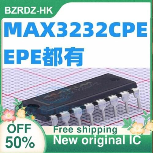 2PCS/lot MAX3232CPE/MAX3232EPE DIP16 New original IC