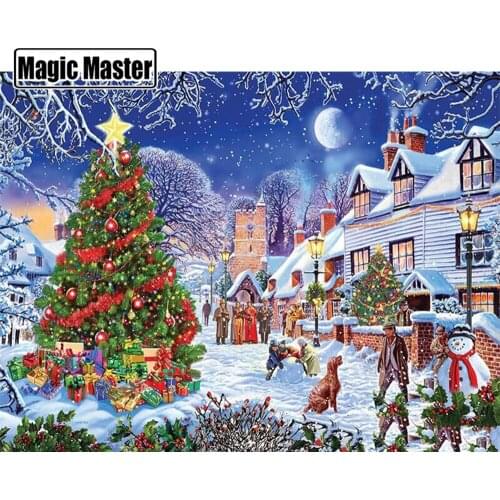 5D Daimond Painting Christmas Gift Full Square Drill Diamond Mosaic Winter Cross Stitch DIY Full Kits Home Decortion