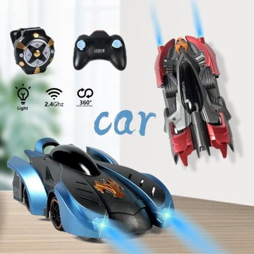 Anti Gravity Ceiling Climbing Rc Car Toys For Kids 360 Rotating Stunt Antigravity Machine Auto Remote Control Watch Children Toy