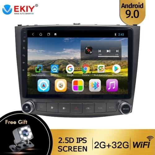 EKIY For Lexus IS250 IS300 IS200 IS220 2005-2012 Auto Radio 2din Android 9 DVD Car Multimedia Video Player Stereo Navigation GPS