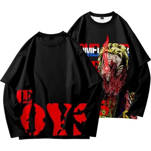 Spring Autumn Couple Long Sleeve T-shirt Pullover Sweatshirt Men Women Casual Fake Two Pieces Oversize 6XL