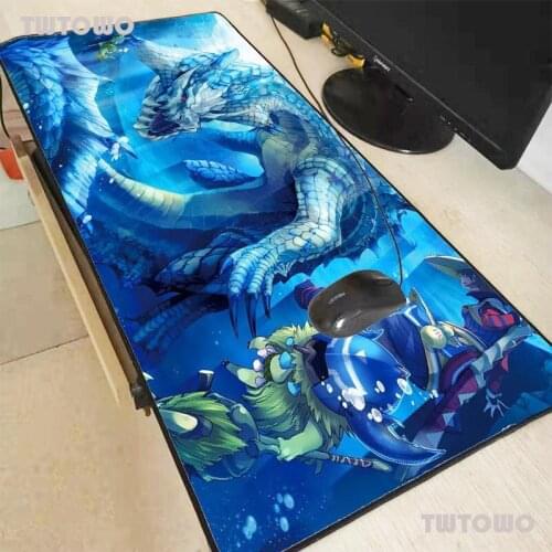Anime Monster Hunter Gaming Computer Large Mouse Pad Gamer Mouse Carpet Big Mause Pad PC Desk Play Mat with