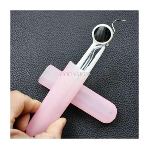 Toothpick picking tool three pieces toothpick mouth mirror tweezers non-disposable toothpick metal toothpick picking artifact