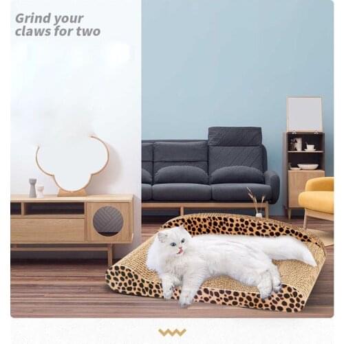 Cat Scratching Toy Board Claw Grinder Large Scratcher Corrugated Paper Supplies Wear-Resistant Scratcher Cats Accessories Toys