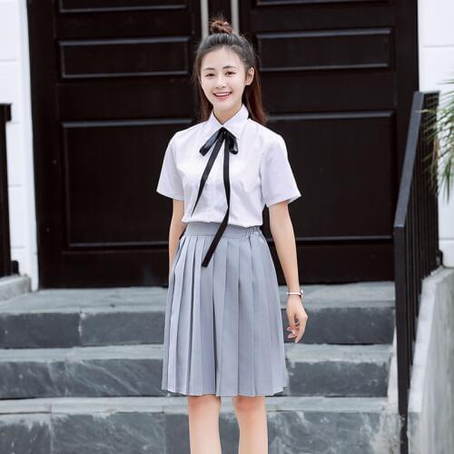 Female school uniforms set new fashion school Feng Shui Shoufu male student uniforms cos performance shirt skirt suit