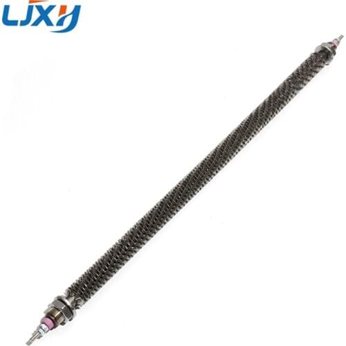 LJXH 110/220/380V M16 All 304 SUS Straight Tubular Finned Heater Electric Oven Heater Hot Aair Heating Element 300/400/500/600W