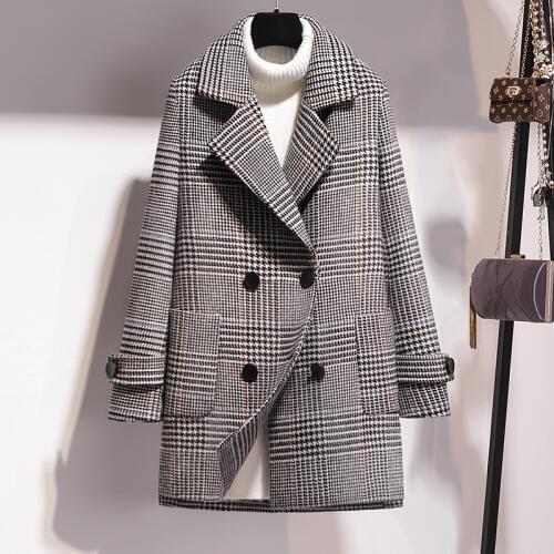 Longqibao Women's Straight Coats