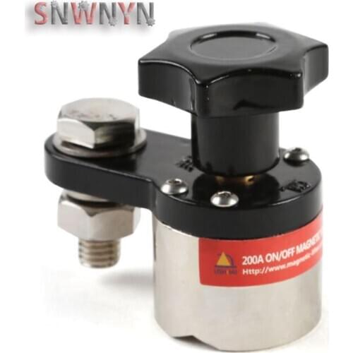 200A Magnetic Welding Ground Clamp Neodymium Magnet Magnetic Connector oldering Grounding Clamp Iron Welding Machine MWGC1-200