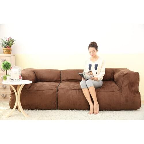 Fashion bean bag sofa living room chairs 3 seats EPS beans