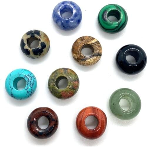 New Ring Semi-precious Stone Pendant Creative Couple Gift Girl DIY Combination Necklace Bracelet Jewelry Accessories Wholesale