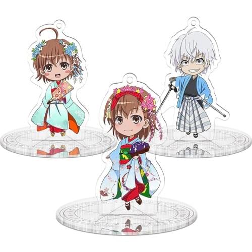 A Certain Scientific Accelerator Acrylic Model Doll Keychain Estelle Rosenthal Accelerator Last Order Action Figure Toy Keyring
