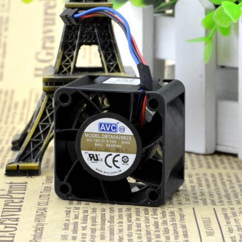 Original FOR AVC DBTA0428B2S 40284CM 4cm 12V 0.73A Double Ball Cooling Fan