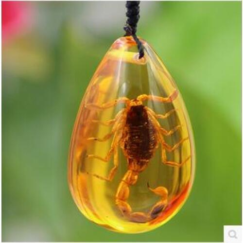 SCORPION NECKLACE PENDANT insect bug jewelry gothic punk surfer gem chocker maxi undertale pingente sterling--jewelry