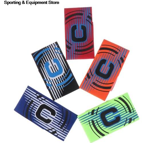 Football Captain Armband Adjustable Arm Band Leader Competition Soccer Player Captain Group Armband Brazalete Capitan Band
