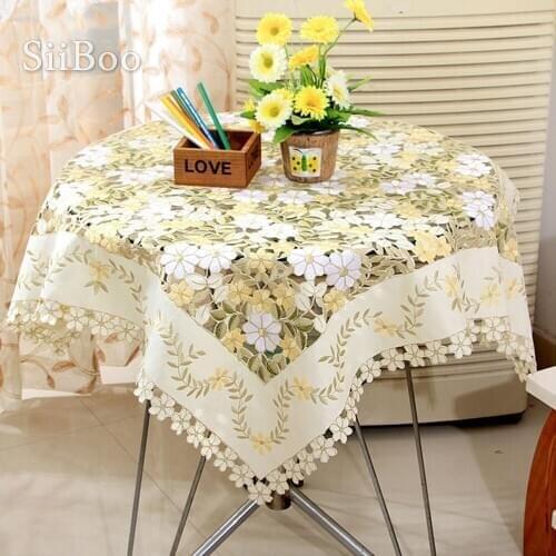 Кружевные скатерти на стол Siiboo China At AliExpress