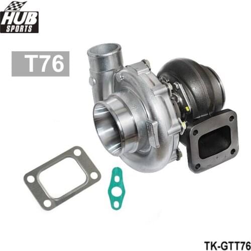 T76 Turbocharger compressor A/R .80 turbine housing A/R.81 Oil 1000hp T4 V-Band Clamp water cooling HU-GTT76