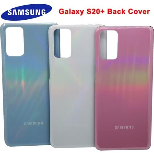 Samsung Galaxy S20 Plus S20+ 5G Back Battery Cover Glass Rear Housing Cover Replacement For Samsung S20 plus SM-G9860 Phone Case