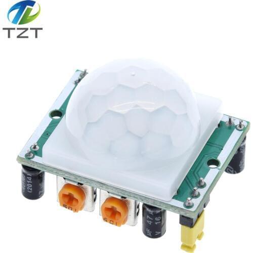 10pcs/lot HC-SR501 Adjust IR Pyroelectric Infrared PIR Motion Sensor Detector Module for Arduino for raspberry pi kits