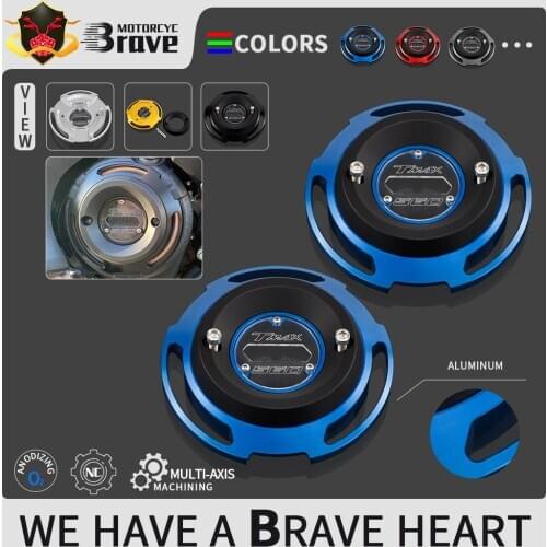 2021 1 Set CNC Engine Stator Case Protector Guard Hood Anti-drop Cover For YAMAHA TMAX 560 TECH MAX 2020 TMAX560 TECHMAX