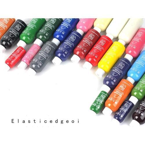 30ml/pcs 20 colors colorful paint Leather edge oil edge dye matte edge oil